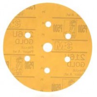3M™ Hookit™ Gold Disc Dust Free 216U, 01072, 6 in, P500 grade, 100 discs per carton, 4 cartons per case