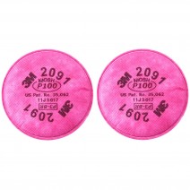 3M 2091 P100 Particulate Filter, 4 Pieces 2 pairs
