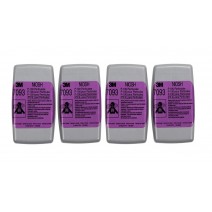 3M 7093 P_100 Gas Cartridge Particulate Filter - Pack of 4