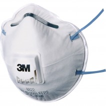 3M 8822 RESPIRATOR P2 VALVED 8822 PK10