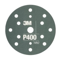3M Hookit Flexible Abrasive Disc 270J, 34403, 6 in, Dust Free, P400, 25 disc per carton