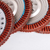 ELECTROPRIME 5Pcs 100MM 4" Sanding Grinding Flap Discs Wheel Non-Woven Fabric Abrasive Tools