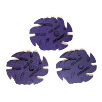 JoolTool 3M 9-Piece Cubitron Ceramic Purple Abrasive Disc Kit, Ceramic, 3" Diameter