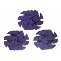 JoolTool 3M 9-Piece Cubitron Ceramic Purple Abrasive Disc Kit, Ceramic, 3" Diameter