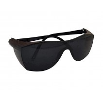 Sunshades Safety Black Color Dark Glasses Anti-Splash, Anti Droplet, Impact-Resistant, Dust-Proof, Wind-Proof Goggles with Pouch & Cleaning Cloth 