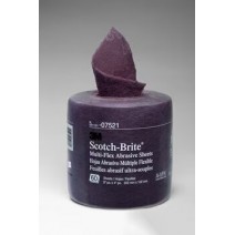3M™ Scotch-Brite™ Multi-Flex Abrasive Sheet, VFN, 8 in x 20 ft (20.32 cm x 6.10 cm), 60 Sheets/Roll, 4 Rolls/Case