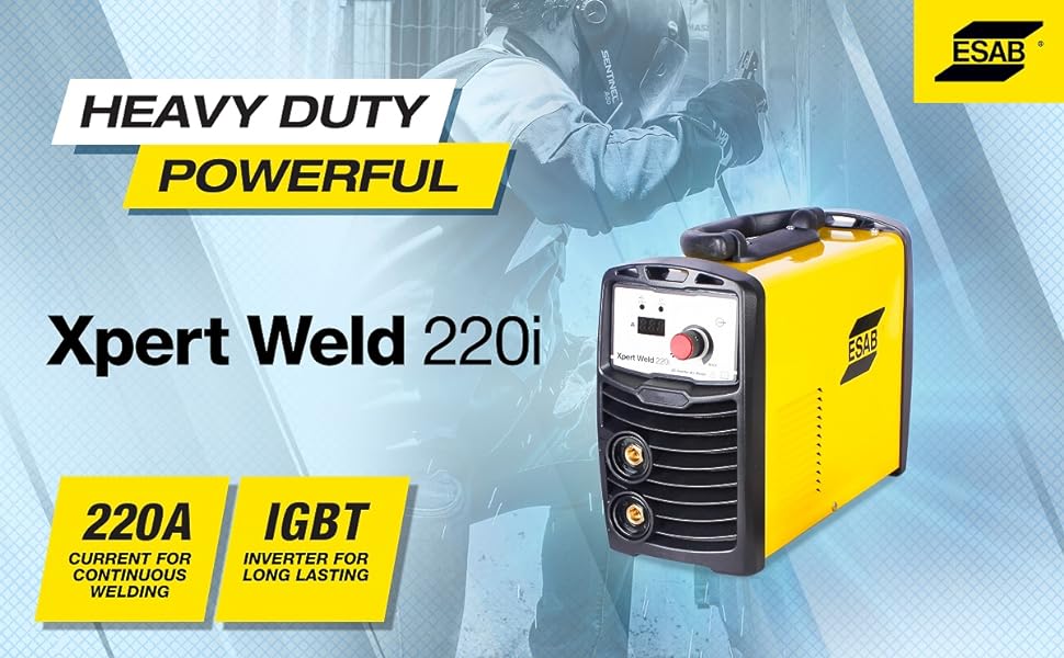 ESAB-Xpert-Weld-220i-inverter-IGBT-single-phase-heavy-duty-portable-220Amp-weldi