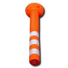 Flexible-Spring-Parking-Post-Barrier-High-Grade-Polyurethane-Material-With-3-Whi