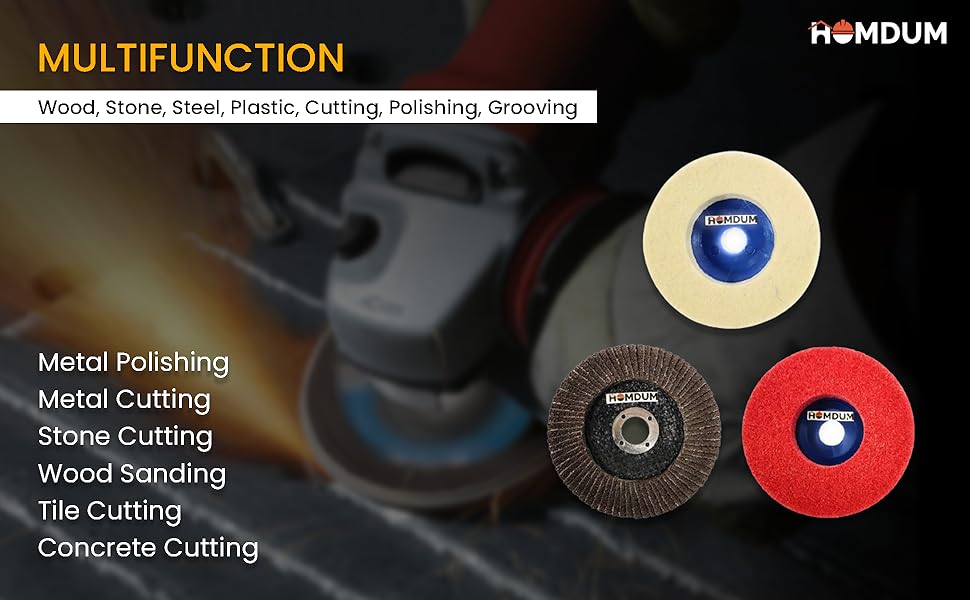 Homdum-MAF-Flap-Fiber-Felt-3pc-Disc-Pads-Angle-Grinder-Wheels-for-Sanding-Buffin