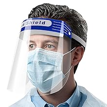 Xtore-Full-Face-Transparent-Breathable-Face-shield-Pack-of-6-B089T7BB5K